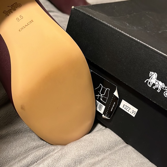 Coach Leather Booties never been worn - Picture 7 of 7